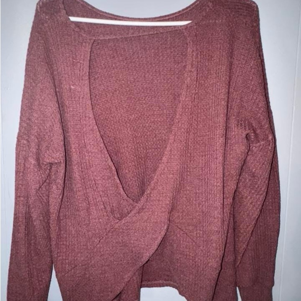 Women's Knit Sweater - Rose